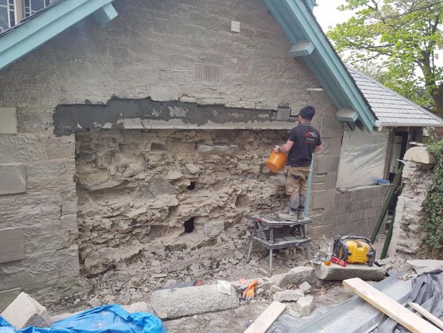 Kirknewton Renovation Stone Carving